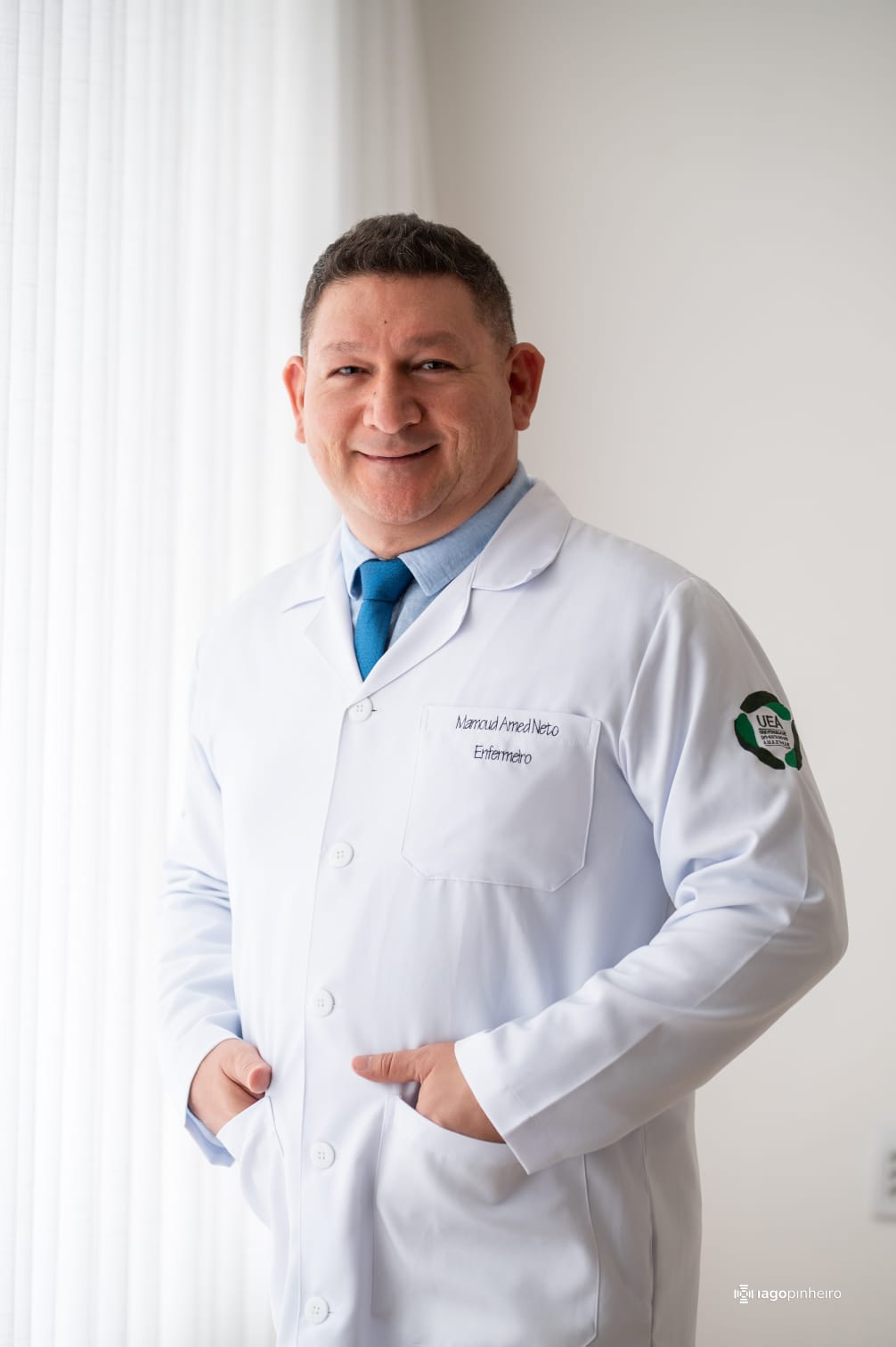 Mamoud Amed Neto, enfermeiro estomaterapeuta da CuraMais